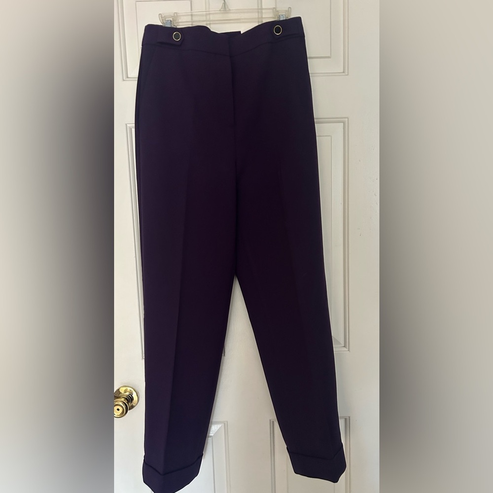 Ann Taylor Women’s Deep Purple Dress Pants. Size 8. NWT